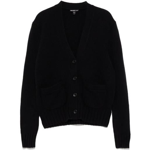 James Perse cardigan in cashmere riciclato - nero