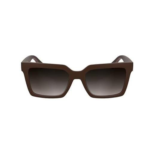 Calvin klein jeans unisex adult sunglasses ckj25602s - matte burgundy with gradient brown lens