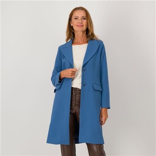 Officina della Moda cappotto foderato a due bottoni