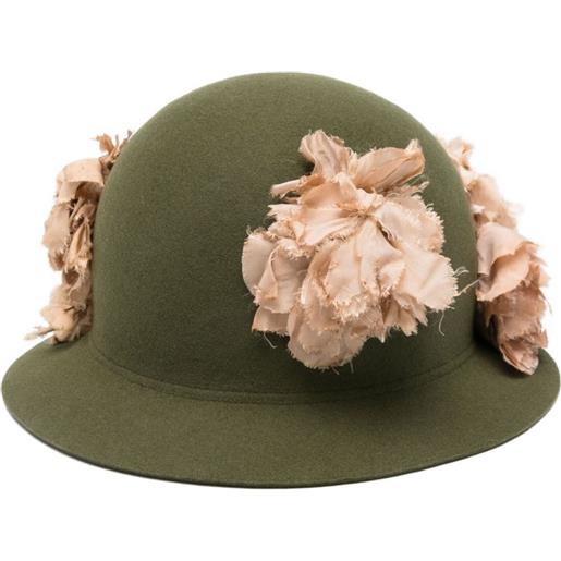 Comme des Garçons Homme Plus cappello con decorazione - verde