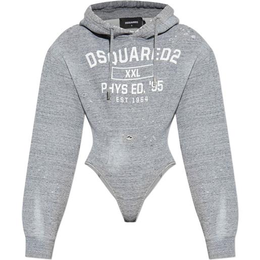 DSQUARED2 body con effetto vissuto - grigio