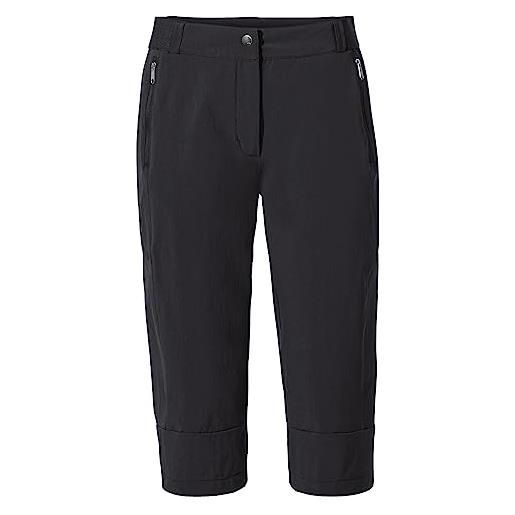 VAUDE farley iii - pantaloni capri stretch da donna per escursionismo