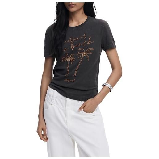 Desigual repris_ts_palm, 2000 black, xl