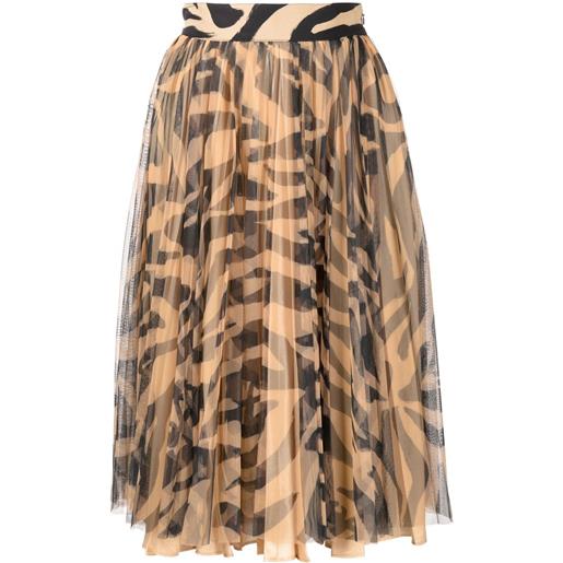 Off-White gonna svasata zebrata - marrone
