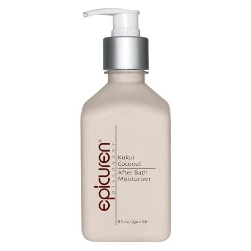 Epicuren afterbath moisturiser - kukui nut coconut (8 oz)
