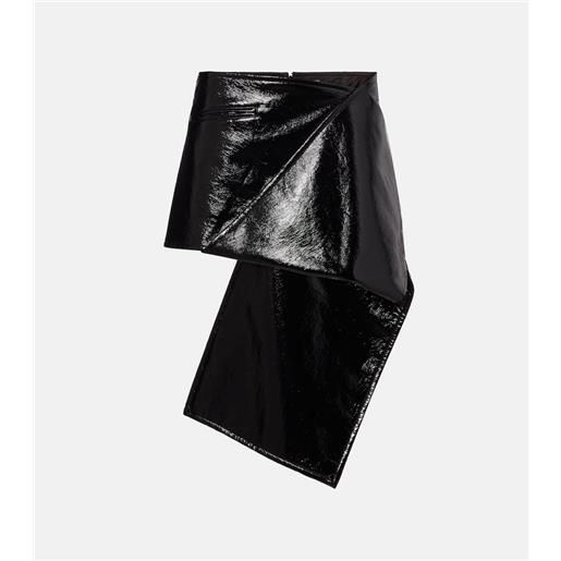 Courreges courrã¨ges minigonna asimmetrica