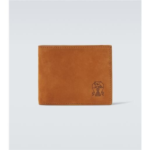 Brunello Cucinelli portafoglio in suede