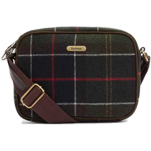 BARBOUR borsa a tracolla culross olive tartan