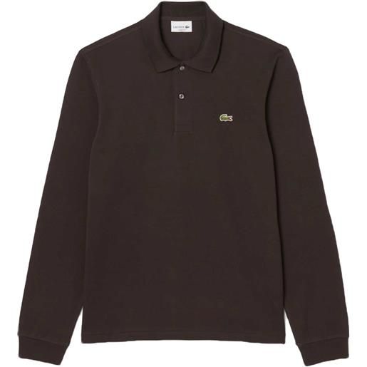 LACOSTE l1312 skb polo ml brown