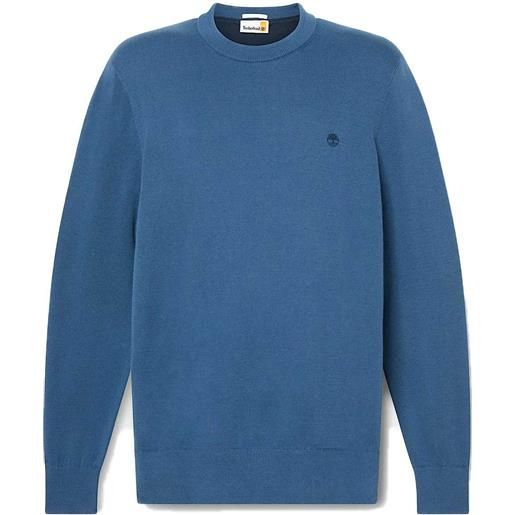TIMBERLAND maglione in cotone williams river blue