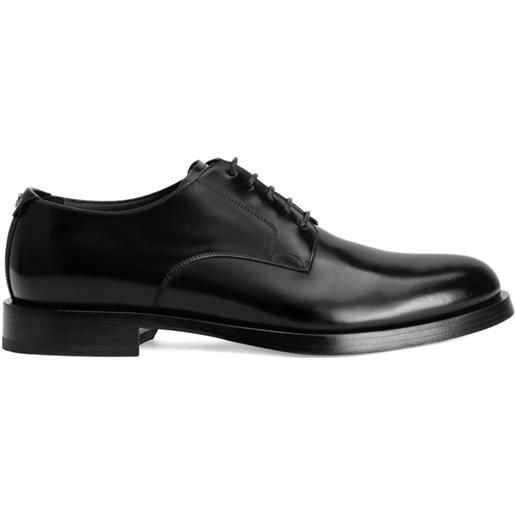 Dolce & Gabbana derby stringate in pelle - nero