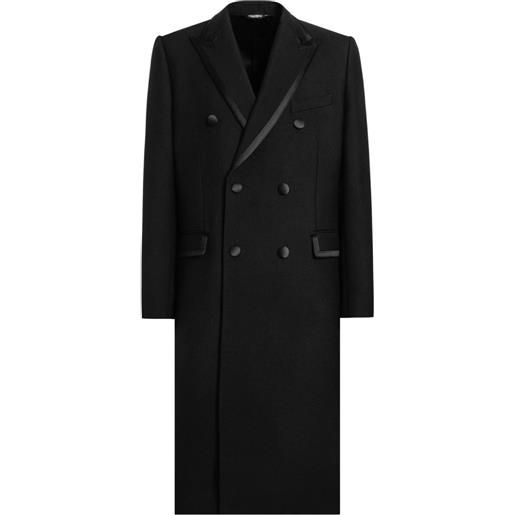 Dolce & Gabbana cappotto doppiopetto - nero