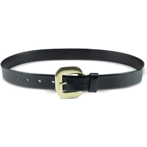 gavazzeni cintura in pelle - nero