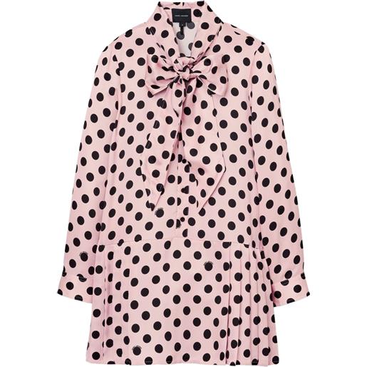 Marc Jacobs abito corto a pois - rosa