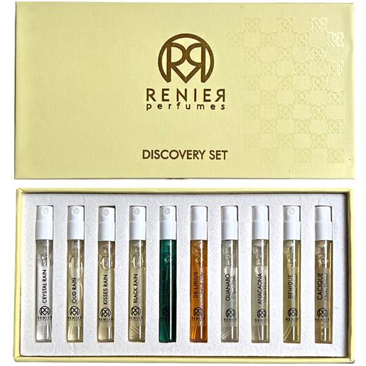 Renier Perfumes discovery set extrait de parfum mini 6 x 2 ml + edp mini 4 x 2 ml unisex