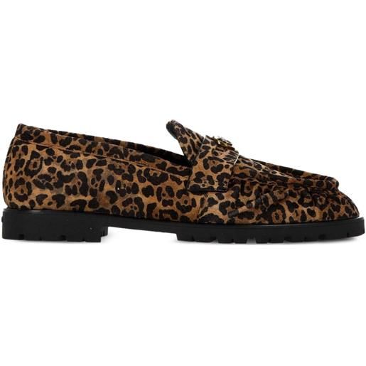 PINKO mocassini con stampa - marrone