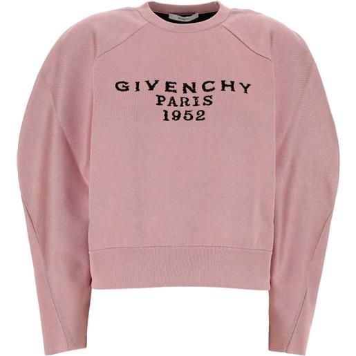 Givenchy felpa con maniche a palloncino - rosa
