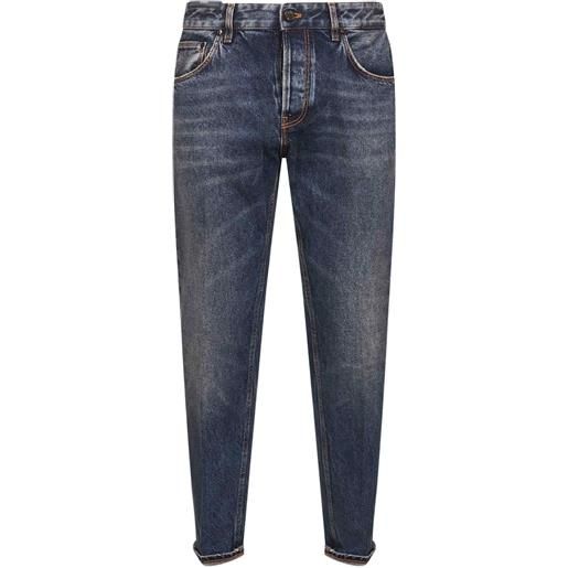 PT Torino jeans con effetto schiarito - blu