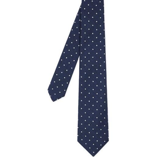 Paul Smith cravatta a pois - blu