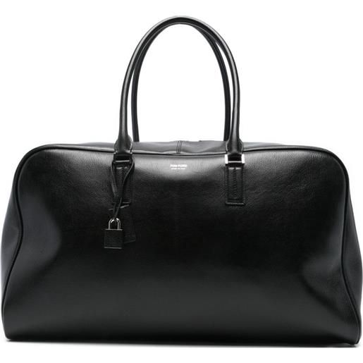 TOM FORD borsone con lucchetto - nero