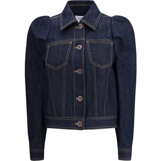 Alexander McQueen giacca denim - blu