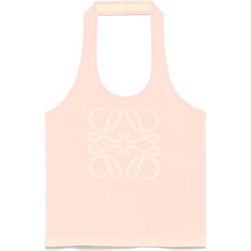 LOEWE top anagram jacquard - rosa