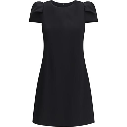 Alexander McQueen abito da giorno con maniche a palloncino - nero