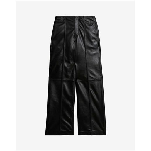 ISABEL MARANT pantaloni ciara in pelle - nero