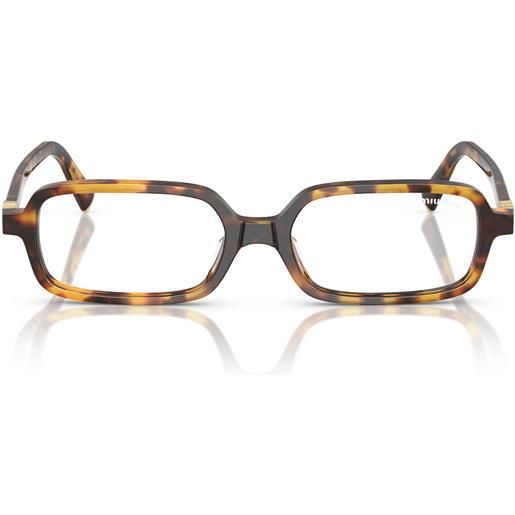 Miu Miu occhiali da vista mu11z 14l08n marrone/trasparente donna 51/16/140