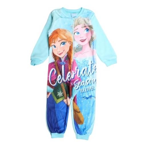 Disney tuta in pile frozen, blu, 3 anni girl's