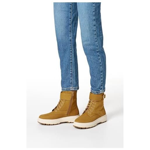 Geox d lamidie + grip abx, stivale alla caviglia donna, leone, 40 eu