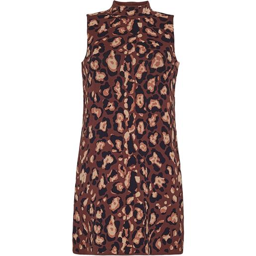 Cara Cara abito myrtle leopardato - marrone
