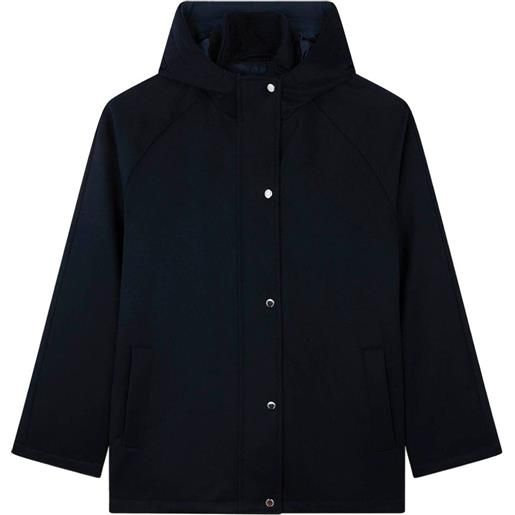 Paul & Shark parka con cappuccio - blu