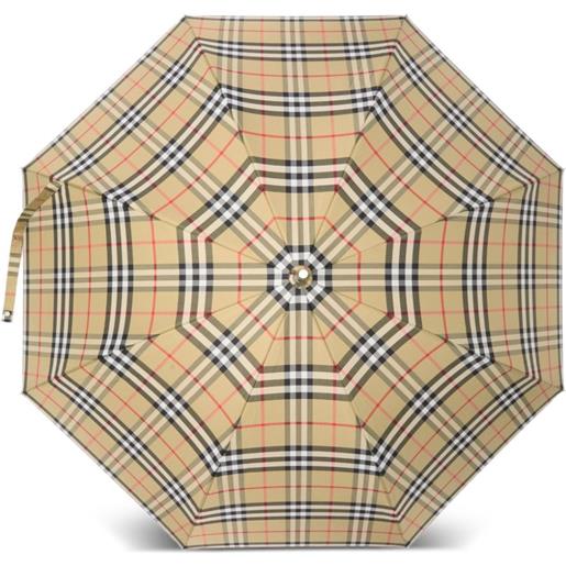 Burberry ombrella a quadri - toni neutri