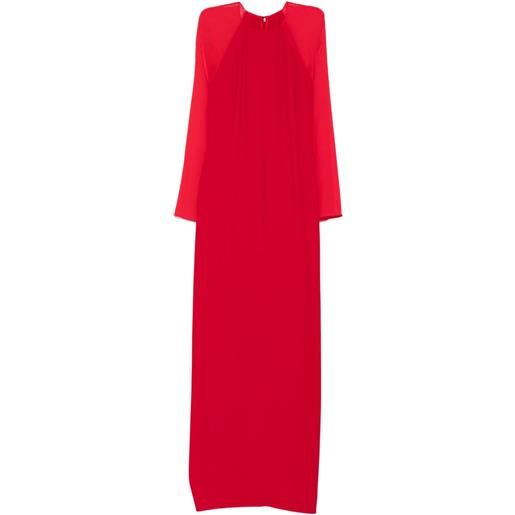 Alberta Ferretti abito lungo cardy - rosso