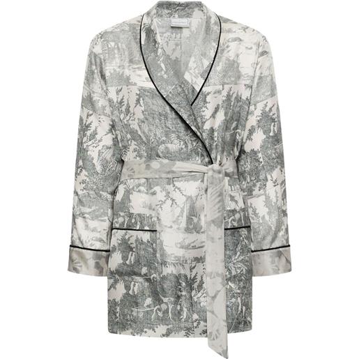 Pierre-Louis Mascia vestaglia aloegum - grigio