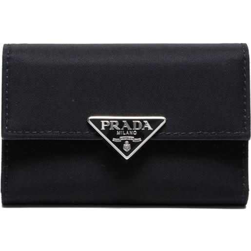 Prada Pre-Owned - portachiavi con logo anni 2020 - unisex - nylon - taglia unica - nero