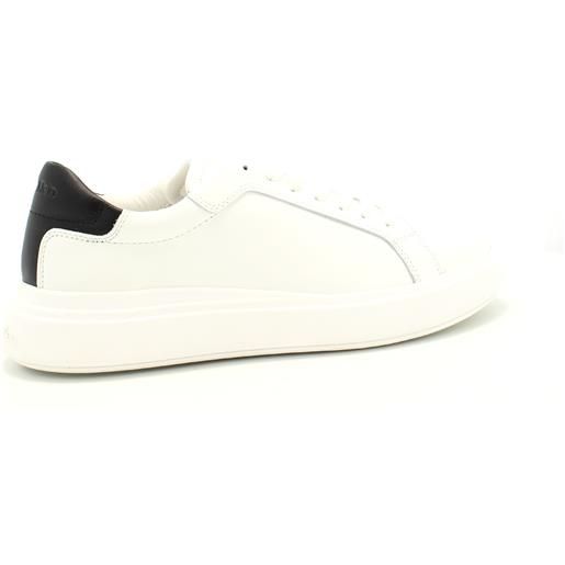 Calvin klein - sneakers con lacci white/black