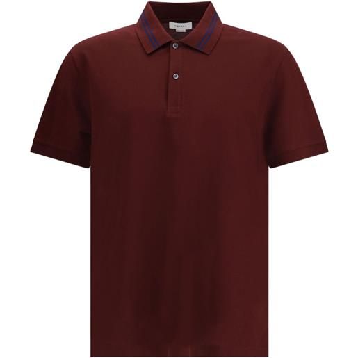 Alexander McQueen polo a coste - rosso