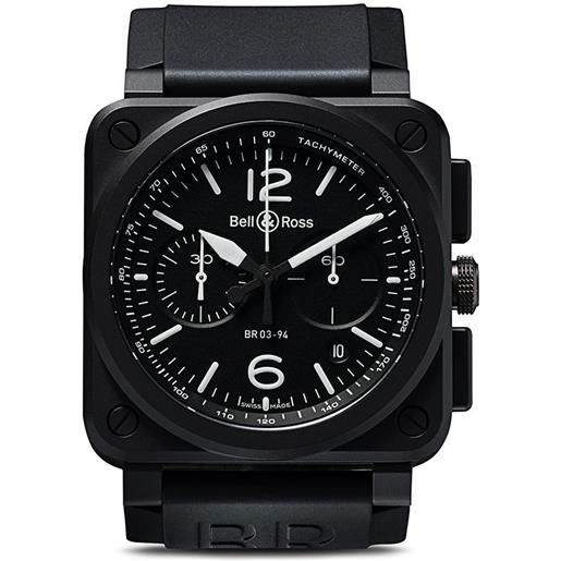 Bell & Ross orologio br 03-94 black matte 42mm - nero