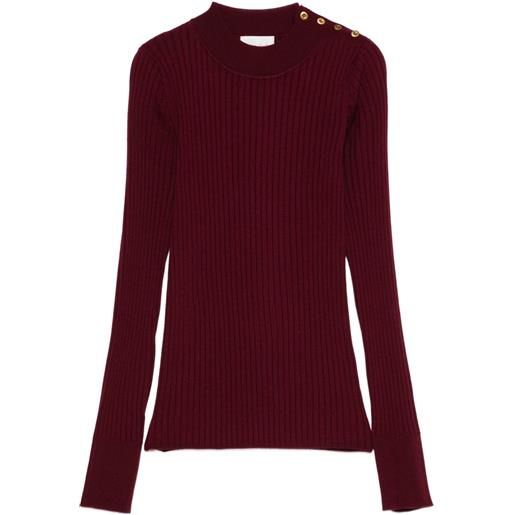 Forte Forte top in maglia a coste - rosso
