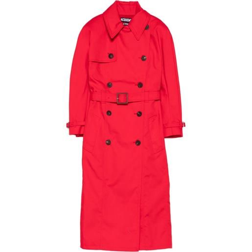 Jacquemus cappotto doppiopetto citta - rosso