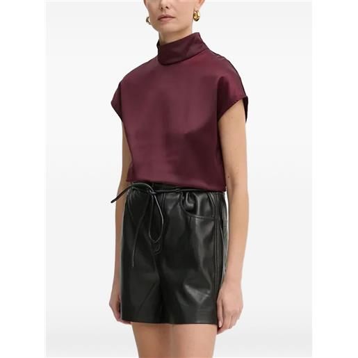 AERON top a collo alto - rosso