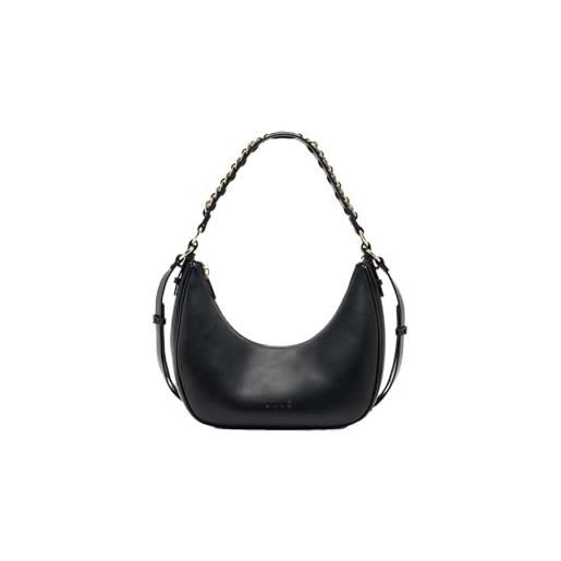 Liu Jo borsa hobo in pelle nera con catena dorata, manico regolabile, design elegante