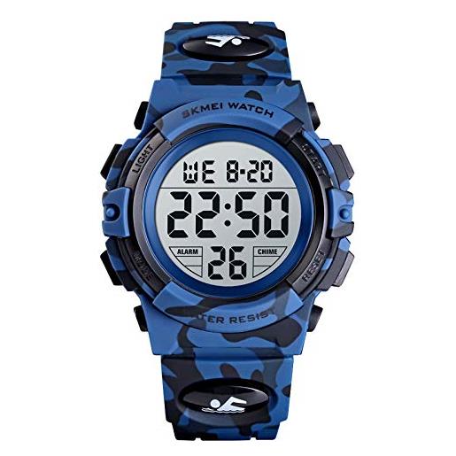 Gosasa Orologio analogico digitale da uomo, alla moda