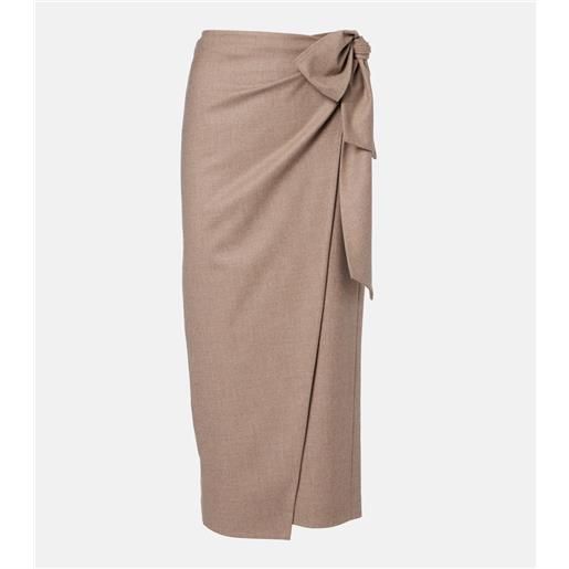 Max Mara gonna a portafoglio bingo in misto cashmere