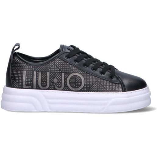 LIU JO sneaker donna nera in pelle