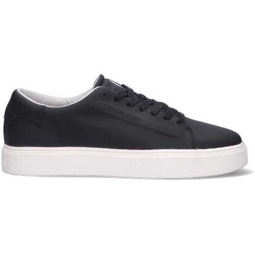 CALVIN KLEIN sneaker uomo nera in pelle