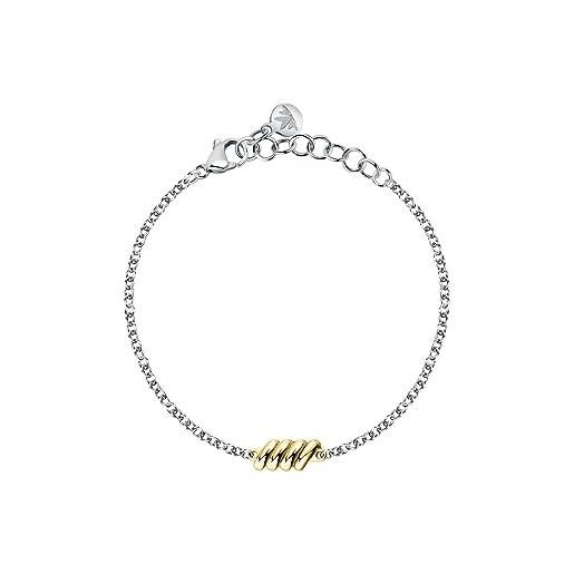 Morellato bracciale donna in acciaio, collezione torchon - sawz08