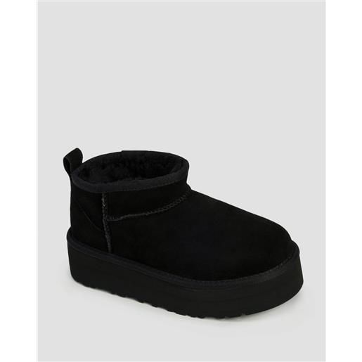 UGG scarpe da bambino ugg classic ultra mini platform nere